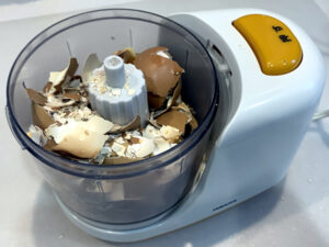 我が家で使用していなかったフードプロセッサーをコンポスト用に使用する