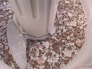 あまりパウダー状にはならない