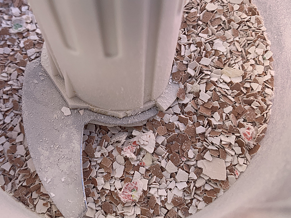 あまりパウダー状にはならない