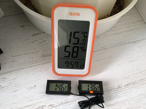 デジタル温度計の導入