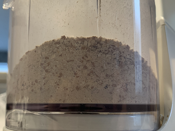 卵の殻も前以上に細かく粉砕出来るようになりました