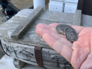 3袋購入する場合は600円を料金箱へ入れる